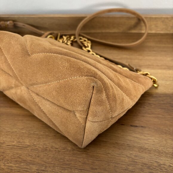 Rebecca Minkoff Tan Crossbody Bag with Gold Chain - Picture 9 of 15